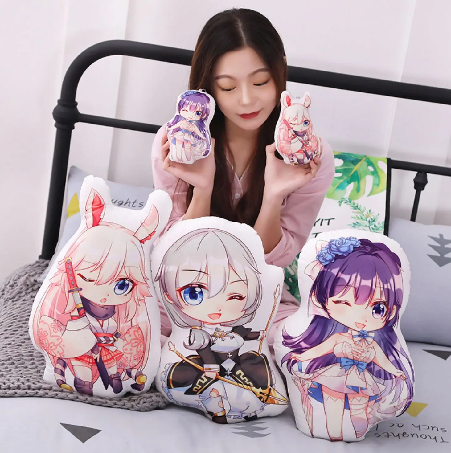 Симпатичная аниме Honkai Impact 3 Косплей Yae Sakura Райден Мэй Тереза Апокалипсис мягкая