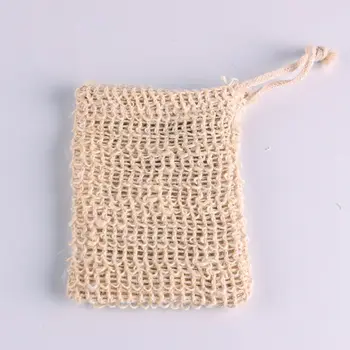 

100pcs Soap Blister Mesh Double-layer Soap Net Foaming Net Easy Bubble Mesh Bag Soap Sack Saver Pouch Drawstring Holder NO05