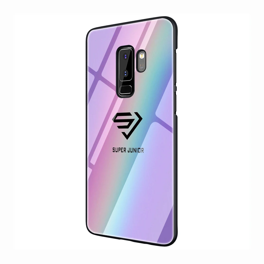 G4 Super Junior в Корейском стиле Kpop закаленное Стекло чехол для телефона чехол для samsung Galaxy S7 край S8 Note 8, 9, 10, плюс A10 20 30 40 50 60 70 - Цвет: G4