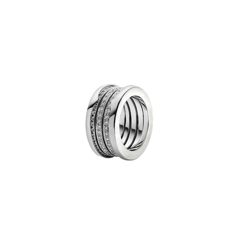 Suri new original fit bulgaria couple ring for women 925 sterling silver ceramic fashion rose gold luxury jewelry wedding gift - Цвет основного камня: style8