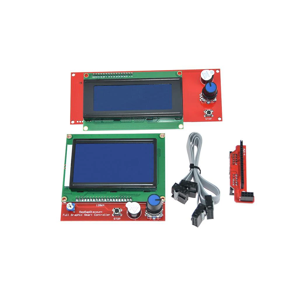 1 шт. lcd 12864 Ramps умные части RAMPS 1,4 контрольная панель lcd 12864/2004 монитор Материнская плата синий экран модуль