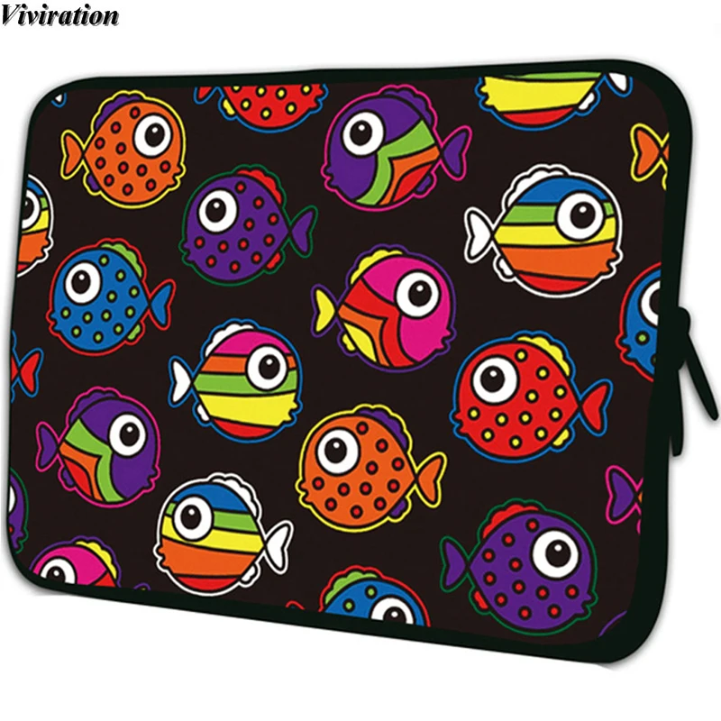 Портфели принты Funda сумка для ноутбука 12 12,2 12,1 11,6 Chromebook чехол 10 13 14 15 17 13,3 17,3 15,6 15,4 дюймов ноутбук сумка Bolsas - Цвет: 073