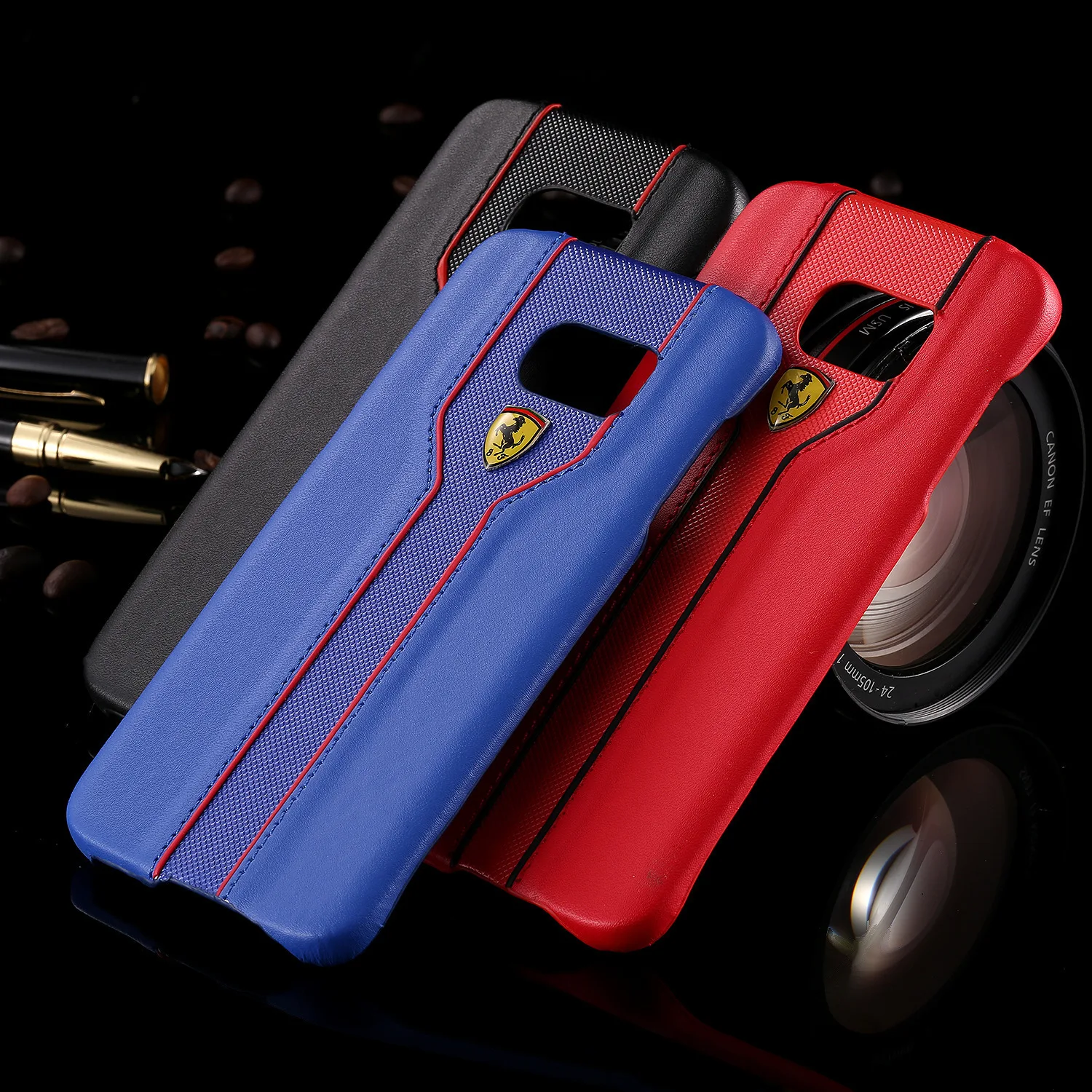 Автомобильный Креативный логотип супер-feel PU чехол для телефона для iPhone XS XR MAS 7 8 Plus для samsung Note8 S6 S7 S8 funda