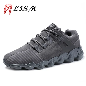 

2019 Autumn Sneakers Men Running Shoe Men Air Cushion Basketball Knit Surface Sport Shoes Comfortable Outdoor Shoe Large Size 46