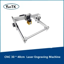 CNC 30 * 40cm Laser Engraving Machine Wood Cutter Laser Router for Cutting 0.5-15w