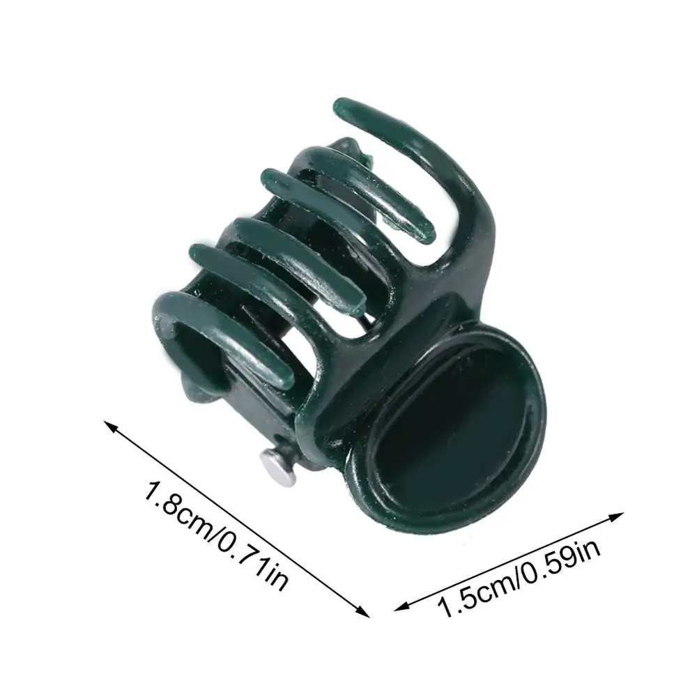 Plastic Plant Supports Plant Clips Plastic Plant Clips Plant Stem Support 100PCS Mini Plant Clips Garden Flower Plant Support for Orchid Daisy Stems support flower to grow in good condition