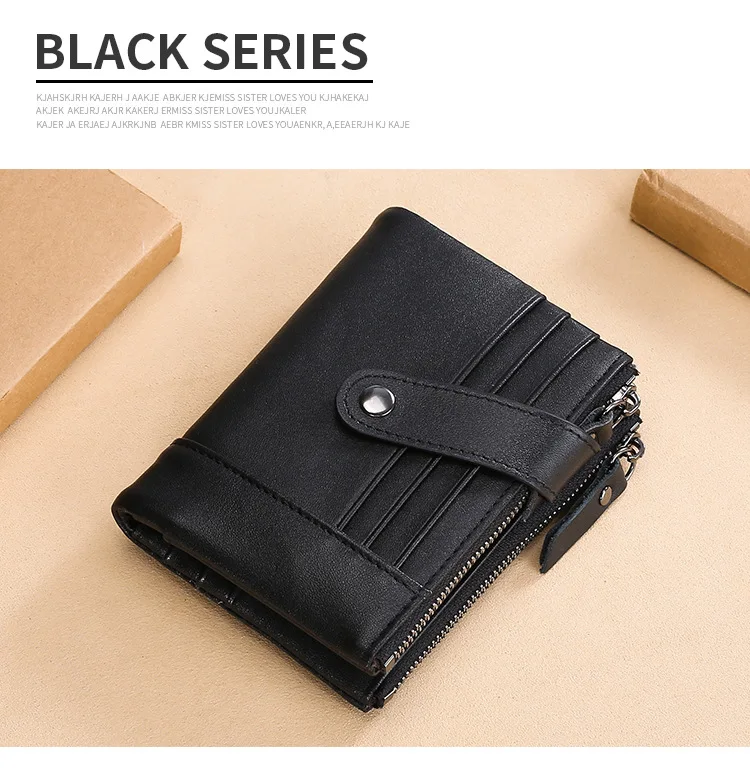 Новинка, топ, Ретро стиль, натуральная кожа, billeteras para hombre, кошелек для денег, Rfid, защита ID, держатель для карт, карман для монет, тонкий кошелек