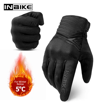 

INBIKE Motorcycle Gloves Men Hard Shell Motorbike Gloves Winter Women Touch Screen Racing Motocross Gear Shockproof Moto Gloves