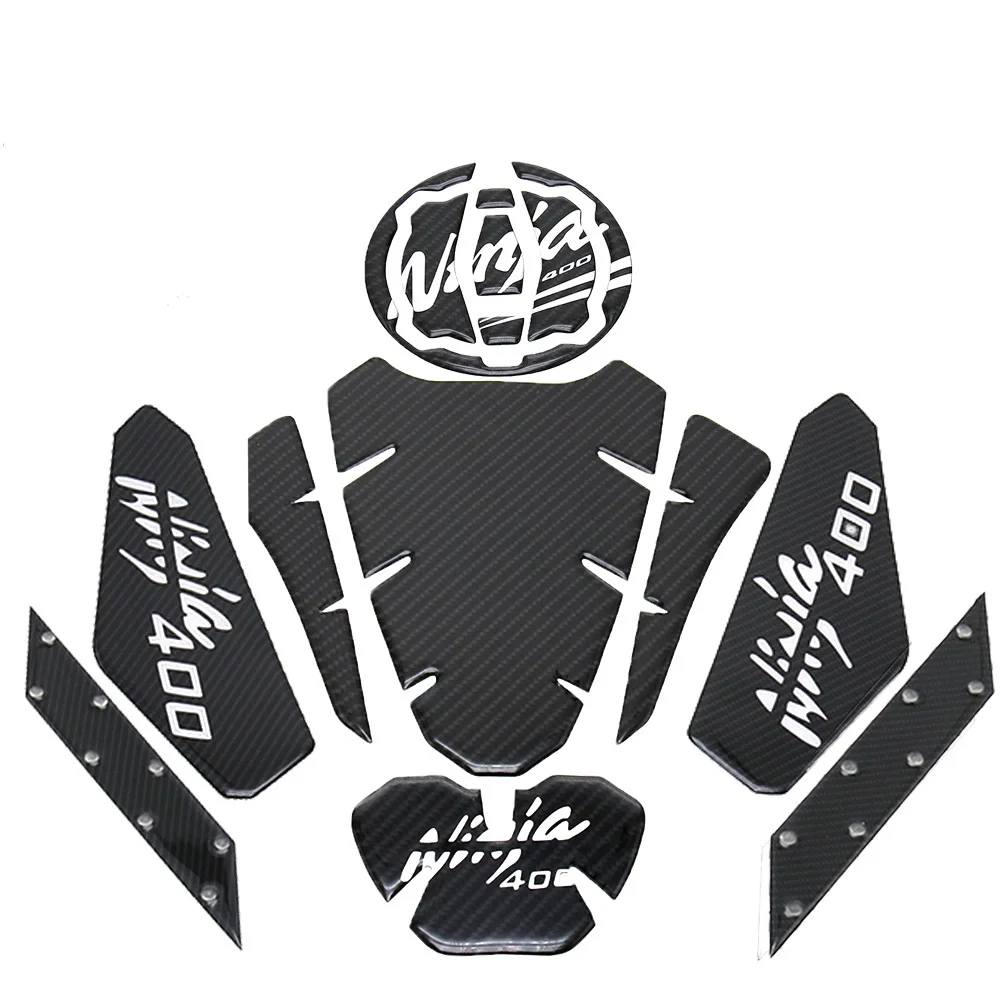 

For KAWASAKI NINJA 400 NINJA400 2018 ninja 400 ninja400 2018 3D Sticker decal logo tank pad protection 2019