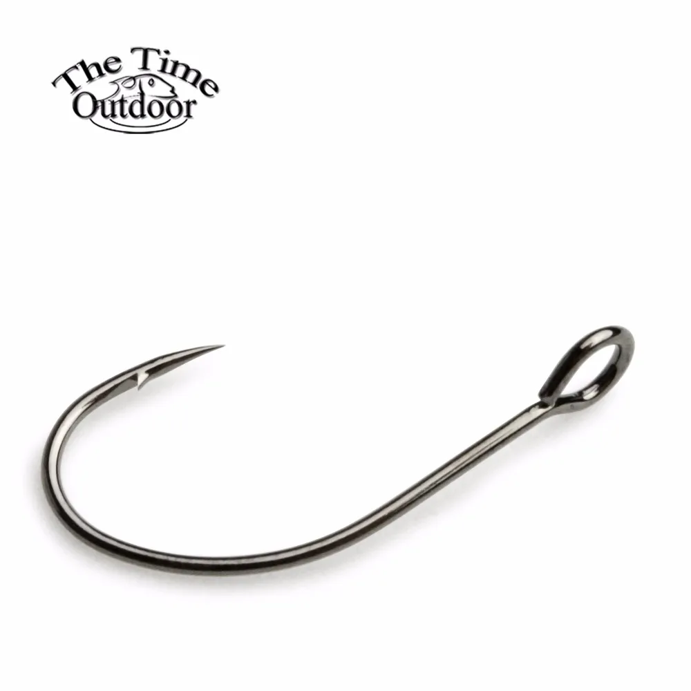 Description Picture 6 of itemThe Time 100pcs Barbed Hook High Carbon Steel Carp Hook Single Lure Fishing Hooks With Ring Fishhooks Anzuelos For Lure Spoon