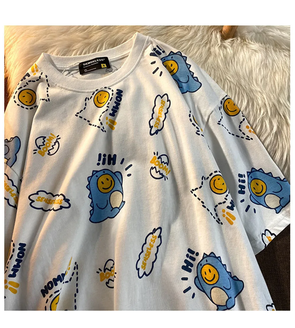 Waliicorners Cute T Shirt Kawaii Loose Tees Harajuku Gothic T Shirt 5 H26d0bbfce2d246618f367dccd8a65981D