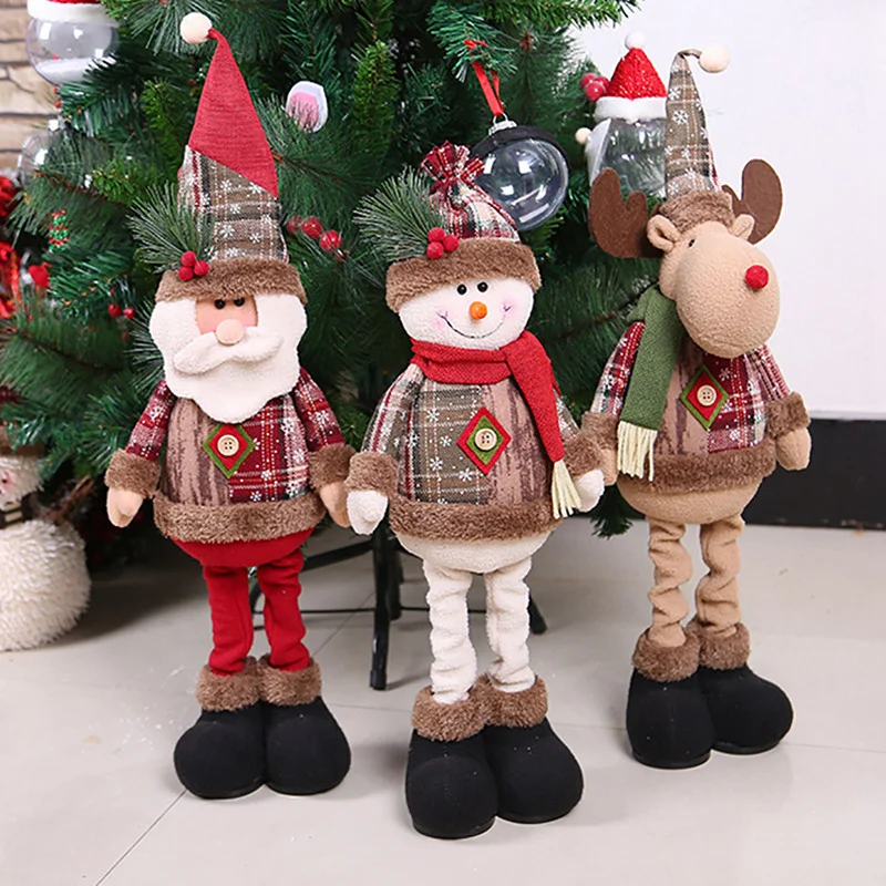 Christmas Retractable Dolls for Christmas Decorations