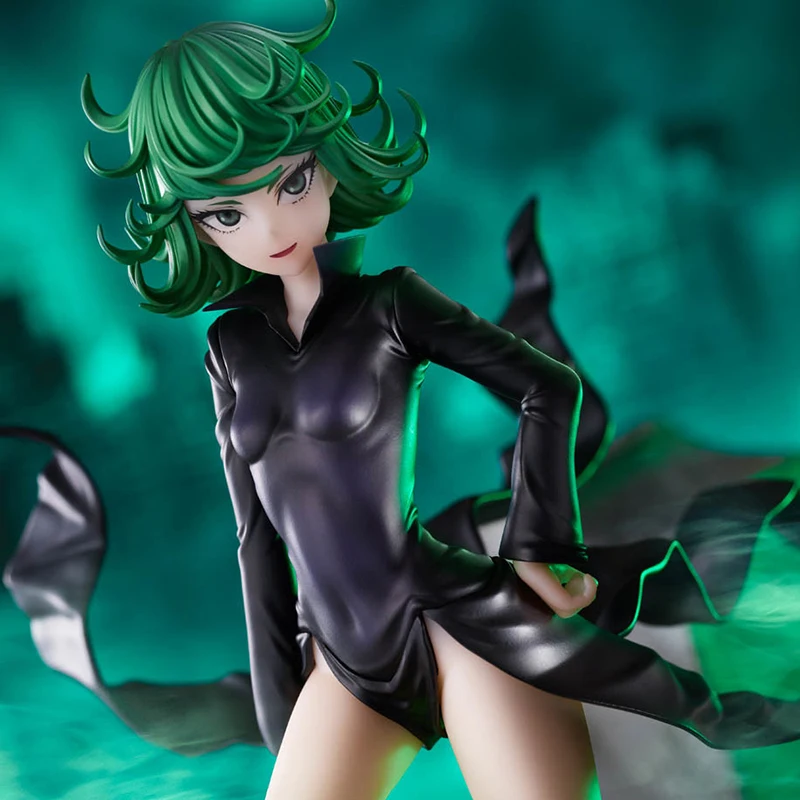 Оригинальная фигурка Banpresto One Punch Man Senritsu Geen Tatsumaki Hurricane ПВХ модель поп игрушки |