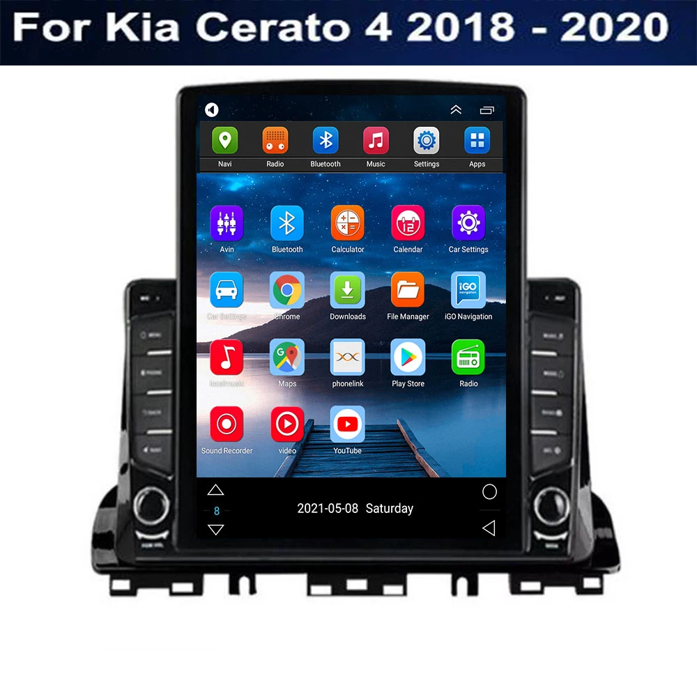 Potencial poco claro Goneryl Radio con GPS para coche, reproductor Multimedia con Android, vídeo, para  Kia Cerato 4, 2018 2022, tipo Tesla|Reproductor multimedia para coche| -  AliExpress