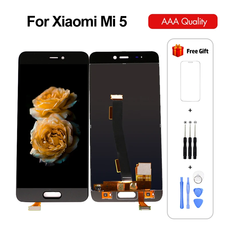 Высокое качество для Xiaomi Mi 5 ЖК-дисплей сенсорный экран панель ЖК-дигитайзер