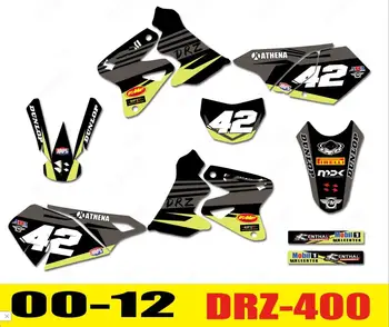 

GRAPHICS Personalised Stickers Motorcycle Decos FOR Suzuki DRZ400 DR-Z400 DRZ400S DRZ400SM 2000-2002 2004 2005 2006-2012 400 DRZ