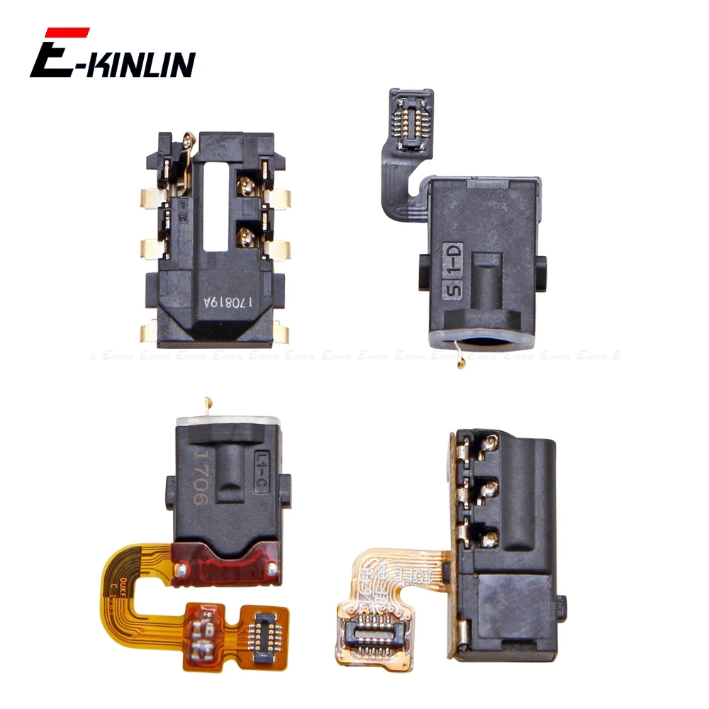 

Headphone Jack Port Connector Ear Earphone Audio Flex Repair Parts For HuaWei Honor View 10 9 Lite i9 8X 8 Pro