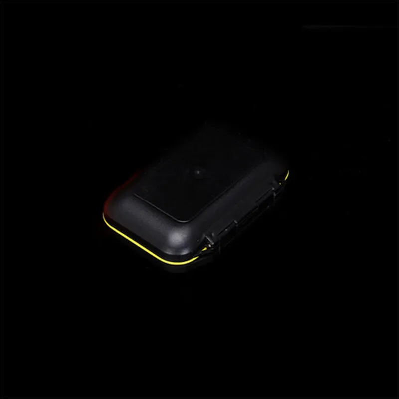Black-S Экологически чистый рыболовный Поппер блесна кренкбейт приманка коробка для карпа рыболовные аксессуары гольян лягушка приманки Крючки Чехол для хранения - Цвет: Black-S