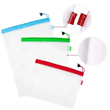 

New Reusable Produce Bags,Reusable Mesh Bags 16 Pack Washable Eco Friendly Bags with Tare Weight on Tags for Grocery Shopping St
