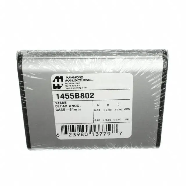 1455B802BK коробка алюминиевая черная 3.19L X 2 82 W | Электроника