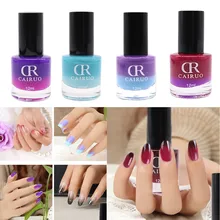 Гель лак для ногтей основа и верхнее покрытие не легко царапается лак для ногтей 12 мл изменение температуры лак для ногтей цвет 26 цветов Y729