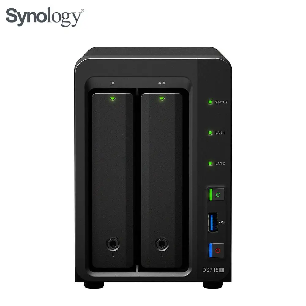 Synology 2 bay NAS DiskStation DS718+(бездисковый