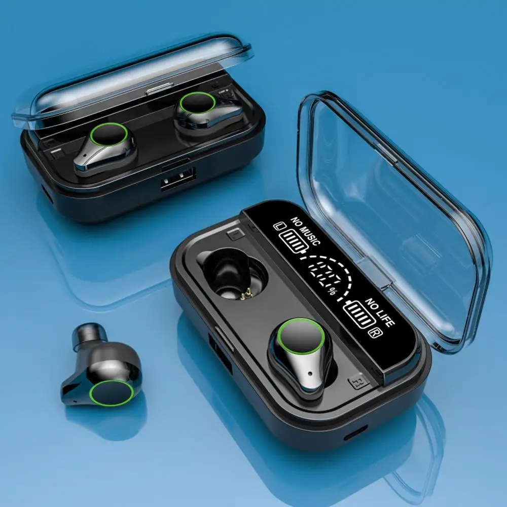Беспроводные наушники-вкладыши EastVita T10 TWS Bluetooth 5 0 с цифровым дисплеем спортивные