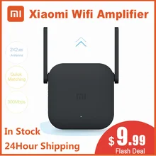 Оригинальный усилитель Xiao mi, Wi-Fi, профессиональный маршрутизатор 300 м, 2,4G, сетевой расширитель, ретранслятор Roteador 2, мощная антенна для mi роут...(China)