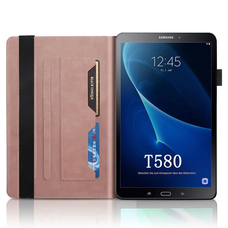 coque en cuir gaufré pour tablette étui pour galaxy tab tab horizon