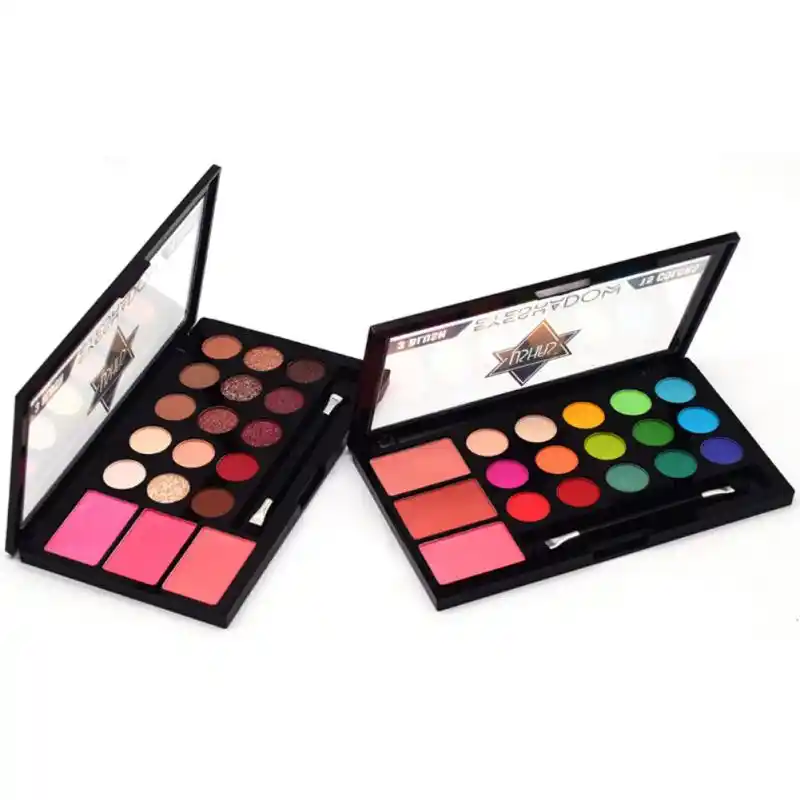 eyeshadow plus blush on