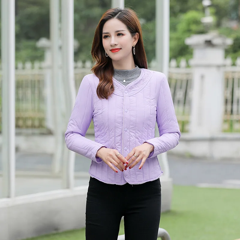 

Down Feather Cotton-padded Clothes Vest Women's Inner Wearing Slim Fit Thin Cotton Coat Collarless Body Hugging Warm inside Wear