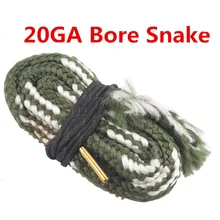 1 шт. 12GA/16GA/. 44 Калибр 45/410GA/8 MMCAL Boresnake пистолет Очиститель отверстие змея ружье для чистки сигнального пистолета пистолет чистка