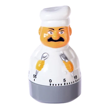 

Multifunctional Practical Kitchen Timer Alarm Clock Cartoon Chef Design Home Cooking Supplies Cook Food Tools Kitchen Accessorie