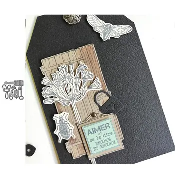 

JC Key and Lock Metal Cutting Dies for Scrapbooking Handmade New Die Cut Card Make Stencil Craft Folder Model Album Decoration