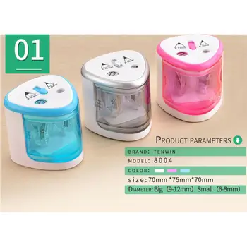 

Two-hole Electric Touch Switch Pencil Sharpener Home Office School