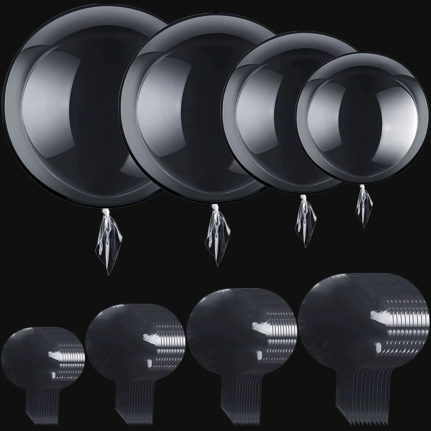 

25 шт., прозрачная сумка для украшения свадебных торжеств, 18/24/36 дюймов