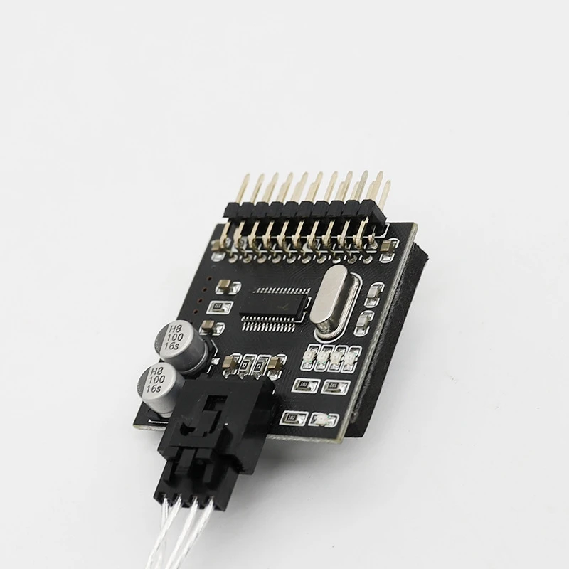 Материнская плата USB 2 0 9Pin интерфейс разветвитель папа от 1 до 4 Женский