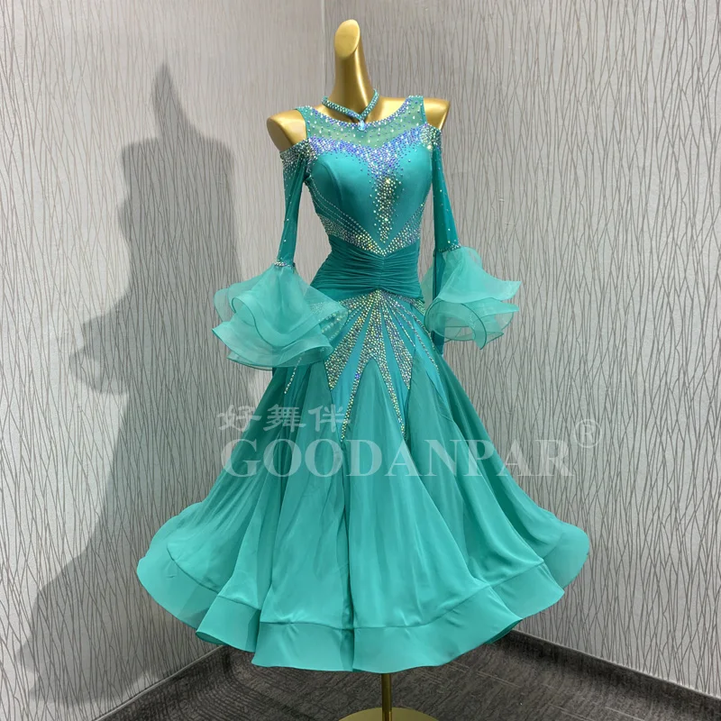 GOODANPAR 2020 Nuovo Ballo Sala Da Ballo Standard Vestito Delle Ragazze  Delle Donne Concorrenza Costume Senza Maniche in Lycra Valzer Della Fase  Manica Lunga - AliExpress Novelty \u0026 Special Use