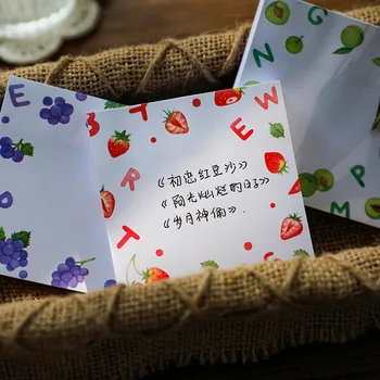 

20sets/lot Memo Pads Sticky Notes Fruit series Paper diary Scrapbooking Stickers Office School stationery Notepad