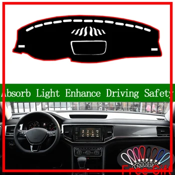 

For Volkswagen Teramont 2017 2018 2019 Dashboard Cover Sun Shade Non-slip Dash Mat Pad Carpet Car Stickers Interior Accessories