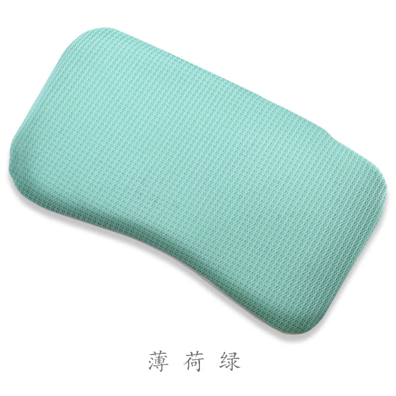 Подушка для младенца almohada bebe пена памяти форменная Подушка coussin bebe poduszka dla niemowlaka travesseiro bebe oreiller bebe - Цвет: Светло-зеленый