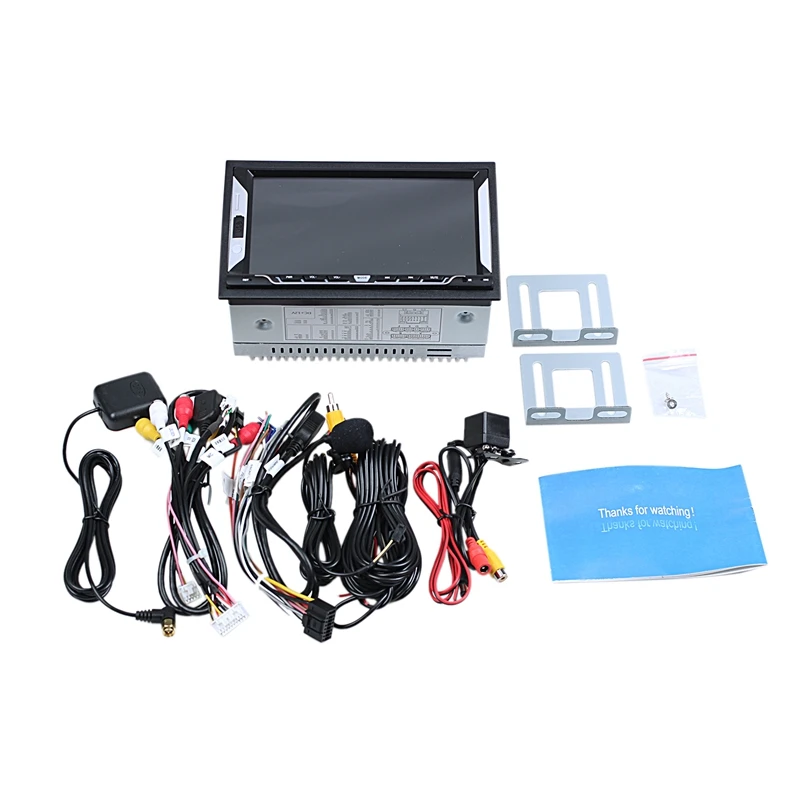 2Din Bluetooth 4,0 WiFi Android 8,1 7 дюймов емкостный экран Автомобильный мультимедийный плеер 1080P gps навигация FM Радио Стерео Quad Cor
