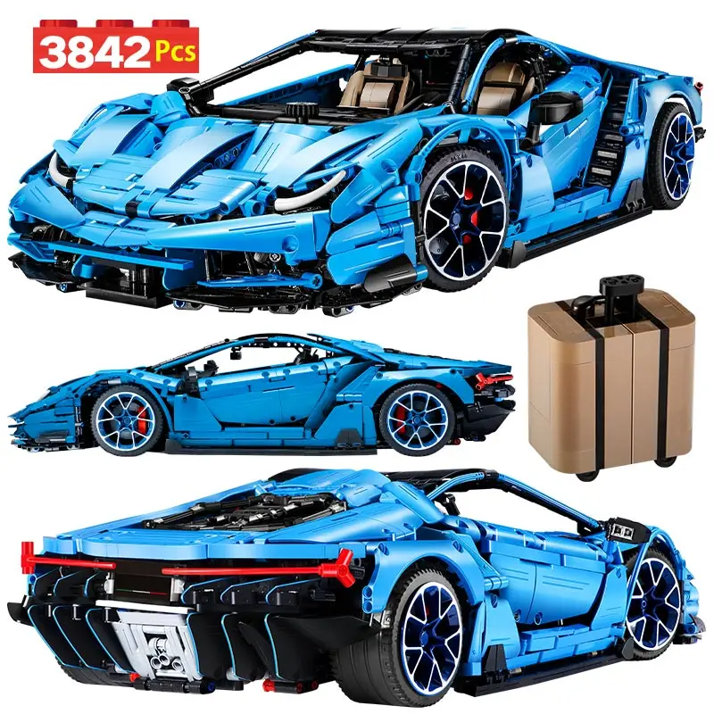 3842 шт Creator Speed Mad Cow спортивные строительные блоки для автомобилей City Technic гоночный