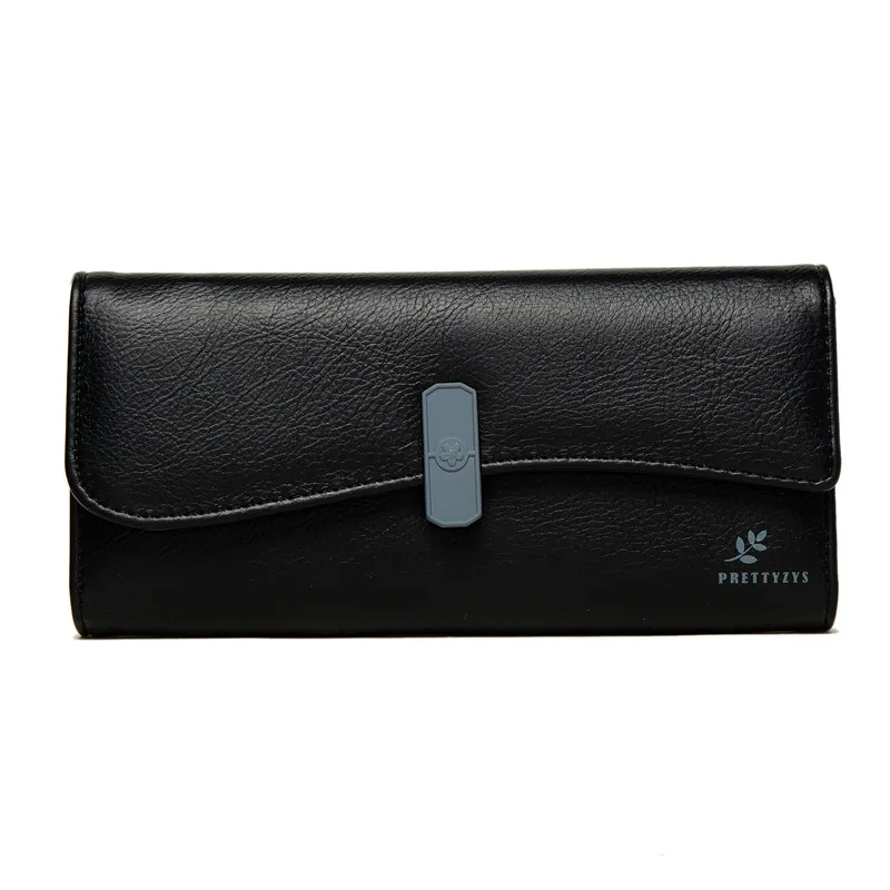 Leather Women Wallet Hasp Small and Slim Coin Pocket Purse Women Wallets Cards Holders Luxury Brand Wallets Designer Purse