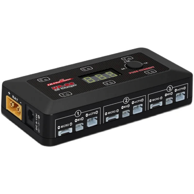 

UP-S6 6x4.35W 1S AC/DC LiPO/LiHV Battery Charger With Micro MX mCPX For RC Models Multicopter Part Accs
