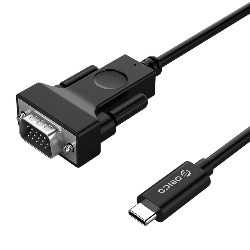 Кабель-переходник type-C для VGA male-male HD type-C для VGA поддерживает разрешение 1920*1080 P, XC-202