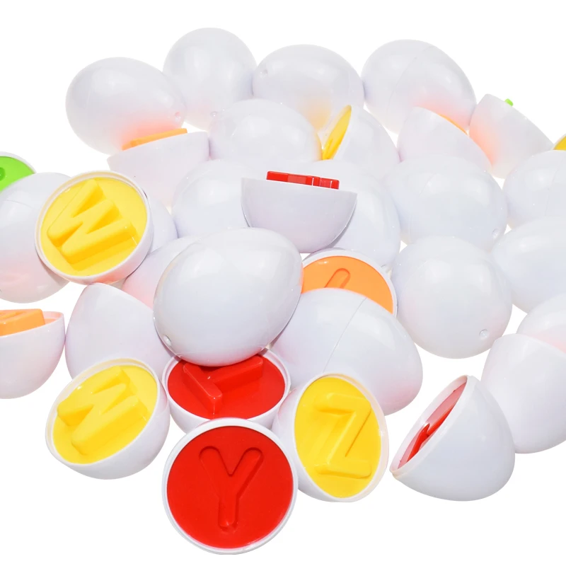 26Pcs Abc Alphabet Matching Eggs Educational Color &Amp; Shape Recognition Sorter Puzzle Skills Study Toys