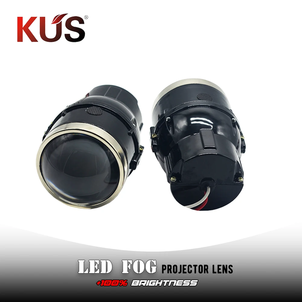 

2.8 inch Bi-LED Fog Projector Lens Headlight Brightness High Low Beam For H1 H4 H7 Car motorcycle Styling Universal Retrofit