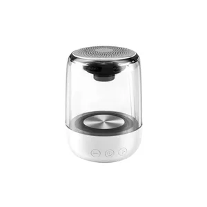 speaker Portable C7 Transparent crystal Bluetooth speaker Colorful atmosphere light emitting Bluetooth speaker TWS
