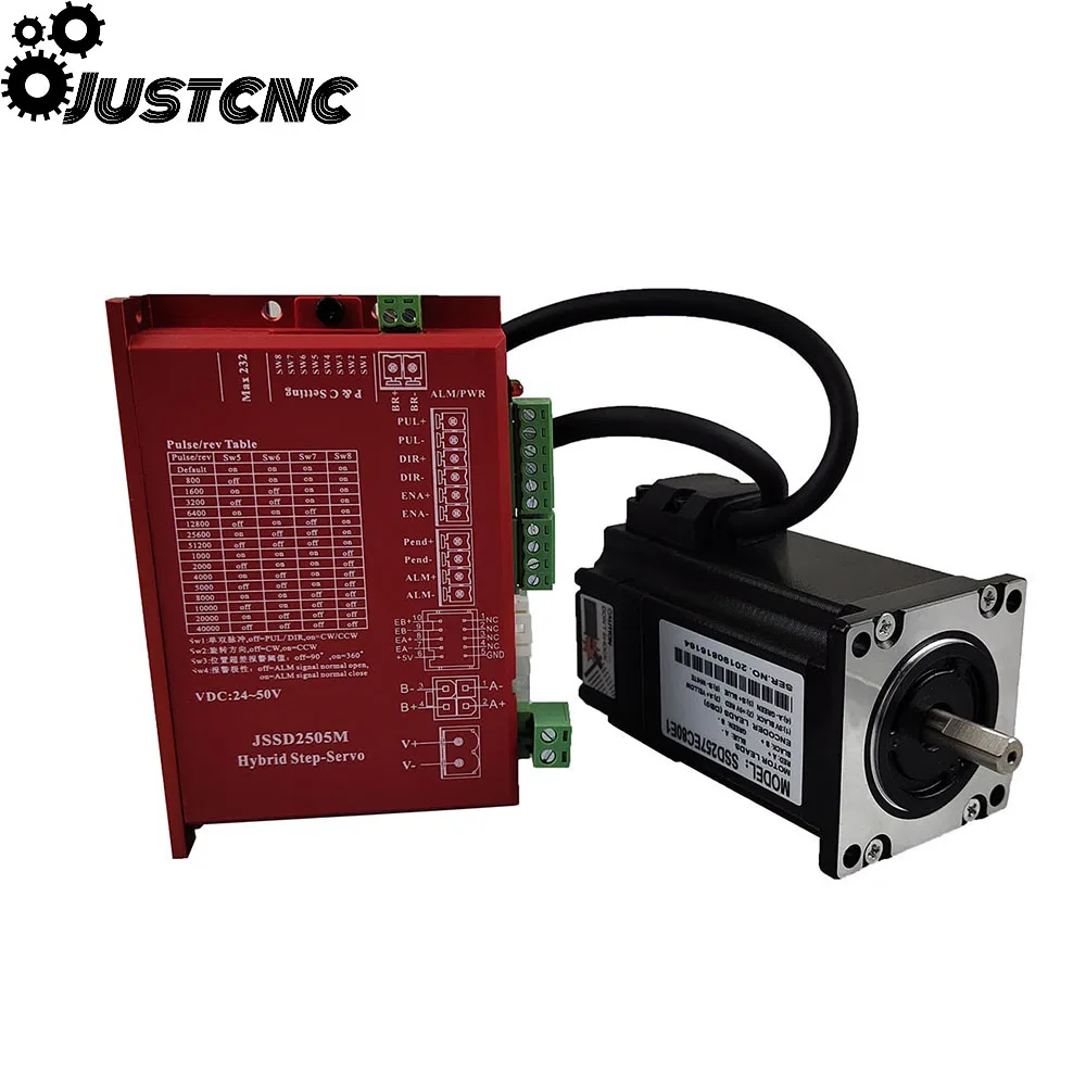 Красный 57 замкнутый контур Драйвер набор JSSD2505M+ SSD257EC80E1 2.2NM обновленный деревообрабатывающий лазерный гравировальный станок